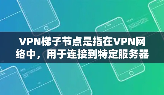 VPN梯子节点是指在VPN网络中，用于连接到特定服务器的节点。以下是一些建议和步骤，帮助您构建包含多个VPN梯子节点的VPN架构