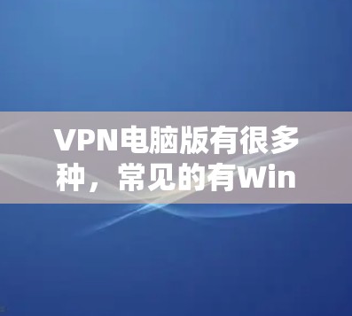 VPN电脑版有很多种，常见的有Windows版和Mac版的。以下是几种常见的VPN软件及其特点