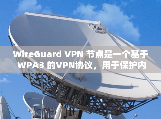 WireGuard VPN 节点是一个基于 WPA3 的VPN协议，用于保护内部网络免受外部攻击。以下是关于 WireGuard VPN 节点的详细说明