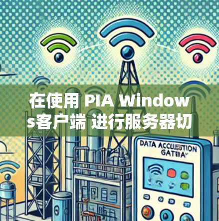 在使用 PIA Windows客户端 进行服务器切换和管理时，可以按照以下步骤进行操作