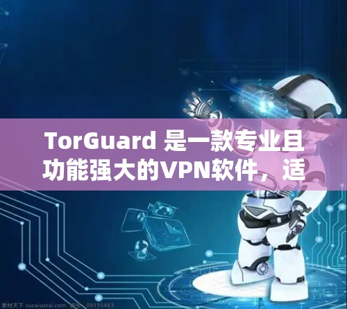 TorGuard 是一款专业且功能强大的VPN软件，适合需要快速连接和高安全性的用户。以下是 TorGuard 的主要版本及其特点