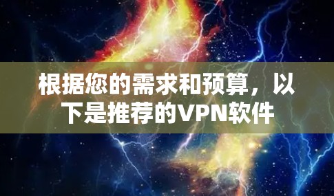 根据您的需求和预算，以下是推荐的VPN软件