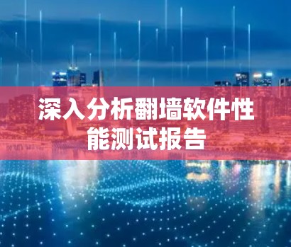 深入分析翻墙软件性能测试报告