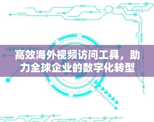 高效海外视频访问工具，助力全球企业的数字化转型