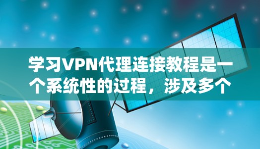 学习VPN代理连接教程是一个系统性的过程，涉及多个步骤和技能。以下是一个有条理的教程指南，帮助你逐步掌握这一技术